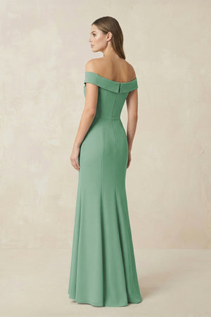 Off - the Shoulder Mermaid Chiffon Bridesmaid Dress - SHE IS ME Bridesmaid Dresses
