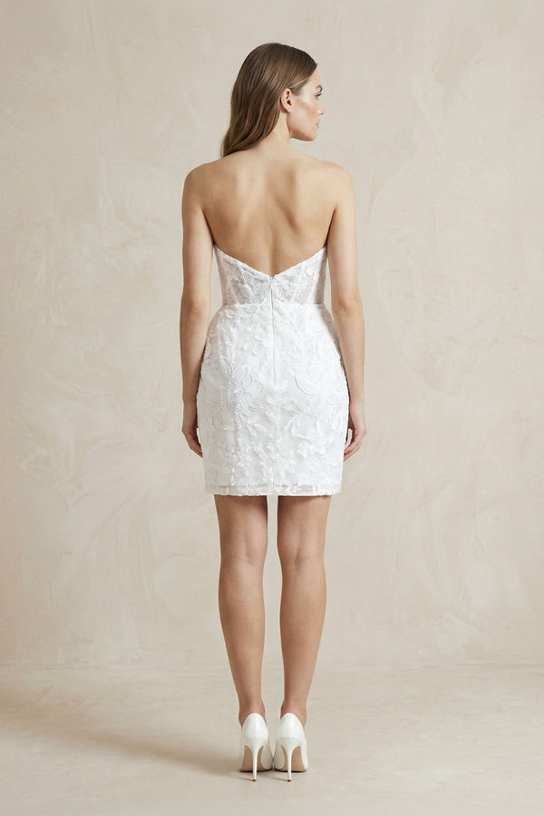 Sheath Sweetheart Lace Wedding Dresses - SHE IS ME Wedding Dresses