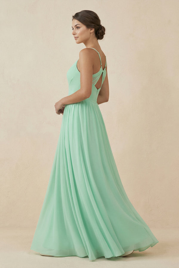 Sweetheart A - Line Chiffon Bridesmaid Dress - SHE IS ME Bridesmaid Dresses